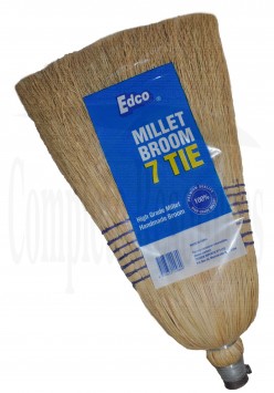 Millet Broom with Handle 7 Tie