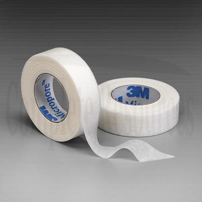 Micropore 2.5cm x 9.1m Hypoallergenic Paper Tape White