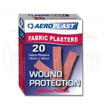 Aeroplast Fabric Strip 7.2cm X1.9cm - Box20
