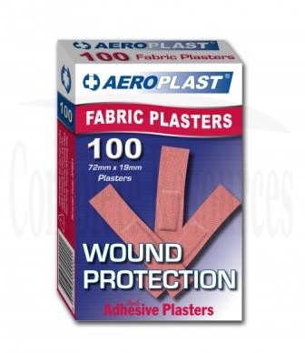 Aeroplast Fabric Strip 7.2cm X1.9cm - Box100
