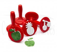 Fruit - Paint and dough stampers (Set of 6)