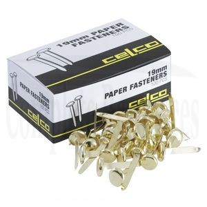 Celco Paper Fasteners 19mm (Pk 100)