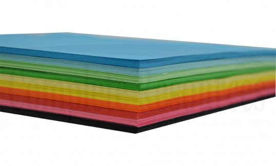 Paper Squares - Assorted Colour 254mm (Pk 120)