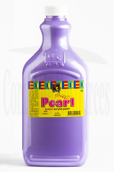 Pearl Paint - Junior Acrylic 2ltr (Violet)