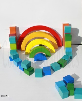 Rainbow Building Blocks