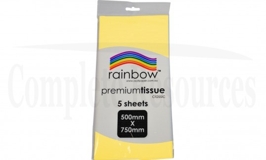 Rainbow Tissue Paper (12x5 sheets)