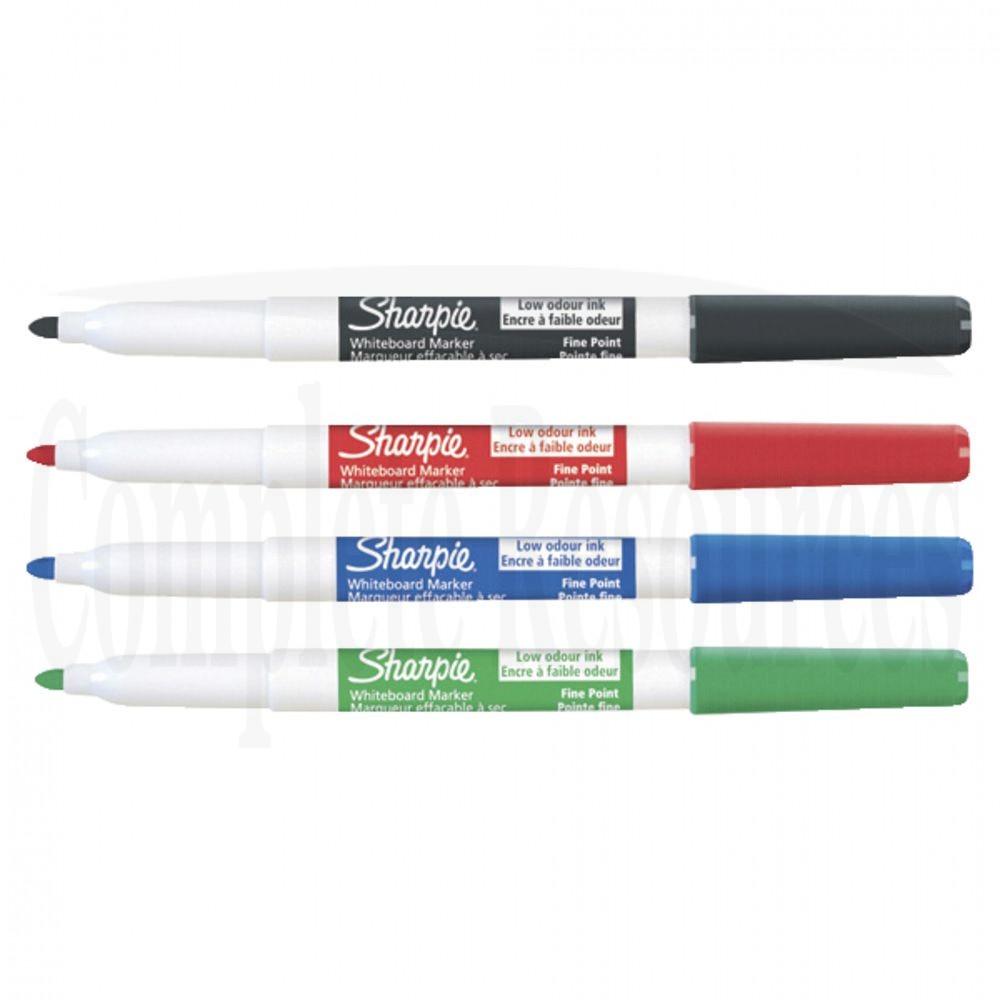 Whiteboard Marker - Sharpie Multi Fine Tip (Pk 4)