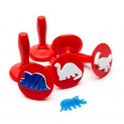 Dinosaurs - Paint and dough stampers (Set of 6)