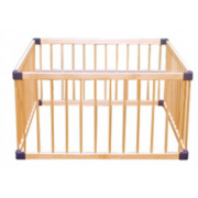 Jolly Kidz timber playpen assembled domensions are 61 cm x 114cm x 114 cm