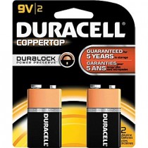 Batteries - DURACELL COPPER TOP - 9V