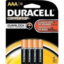 Batteries - DURACELL COPPER TOP - AAA Size