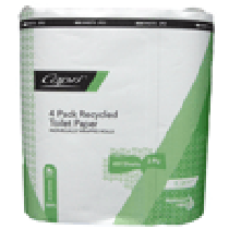 Capri 4 Pack Re-Cycled Toilet Paper - 260sheet 2ply