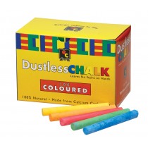 Coloured Classroom Dustless Chalk