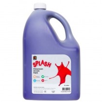 Educational Colours Splash Classroom Acrylic Paint 5L Purple Blast (Purple)