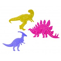 Lacing Shapes - Dinosaurs (Pk 6)