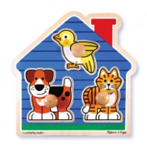 M&D - House Pets Knob Puzzle 3 Piece