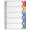 Marbig A4 5 Tab Coloured Dividers