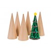 Paper Mache Cones 15cm Set of 6